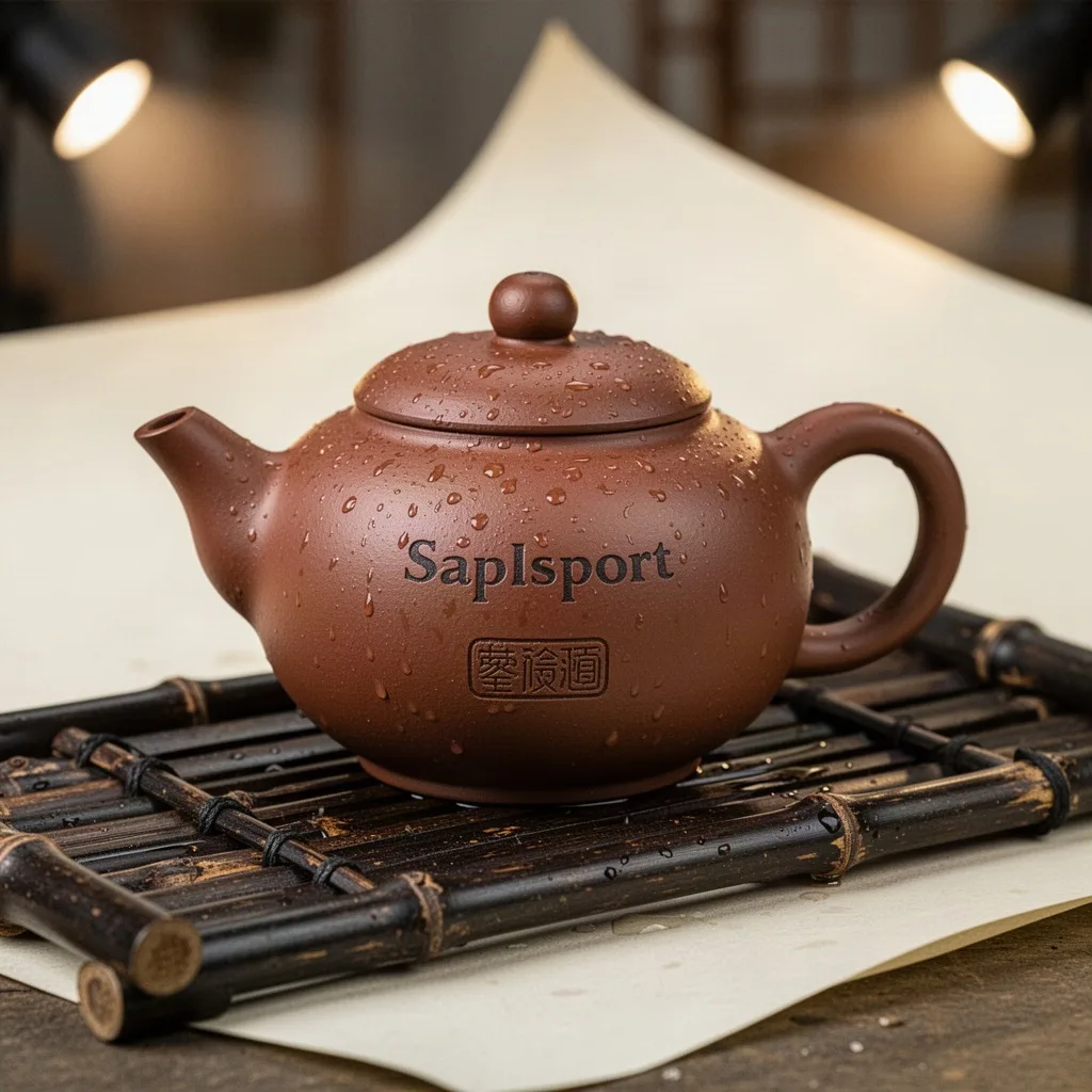 Saplsport Natúr Agyag Gongfu Teáskanna